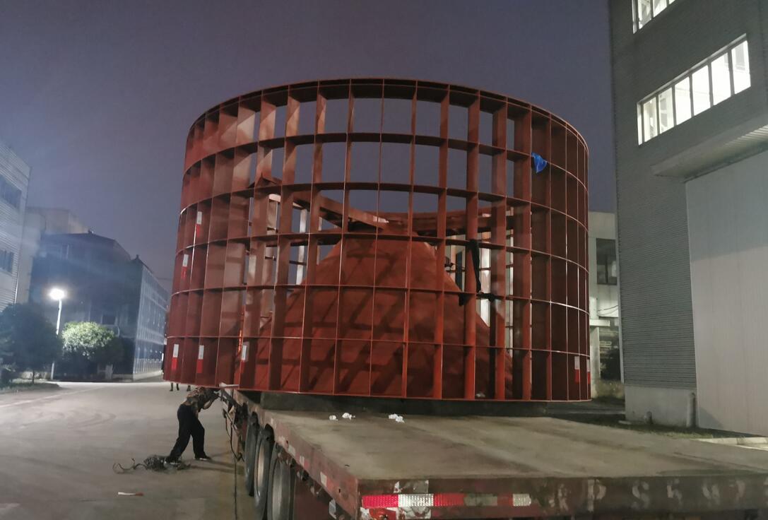 超宽选粉机转子货物运输